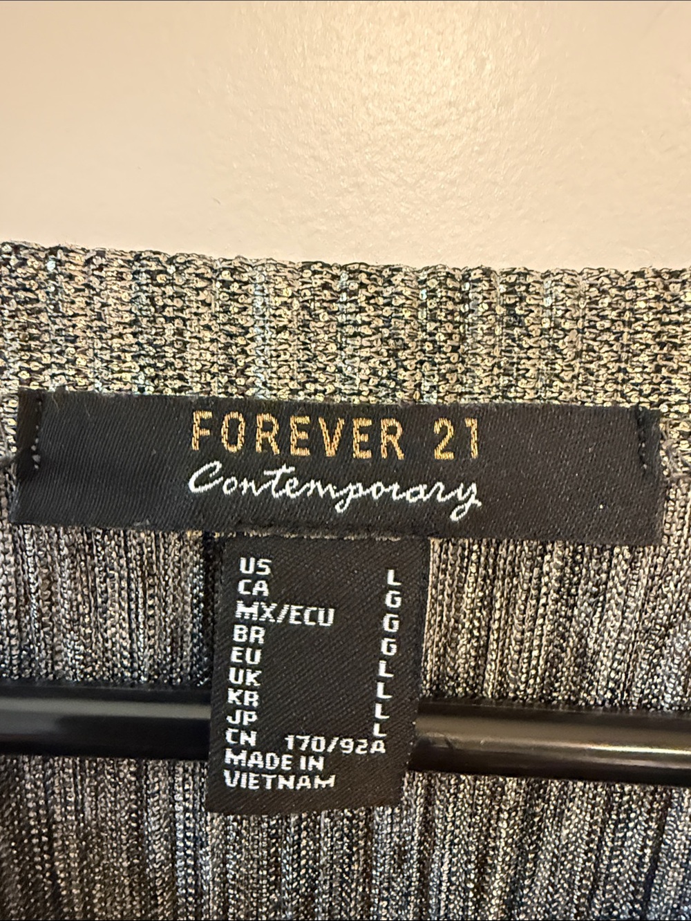 Metallic Forever 21 Top - Picture 2 of 4